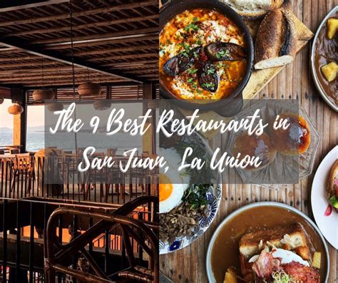 Our Top 5 Restaurants in San Juan, La Union, Philippines.